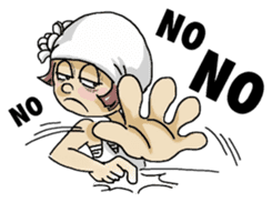 Lovely J girl-(1) sticker #2137680