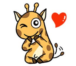 Giraffe me sticker #2137709