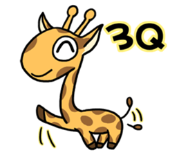 Giraffe me sticker #2137714