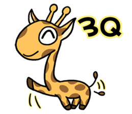 Giraffe me sticker #2137714