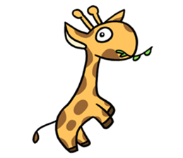 Giraffe me sticker #2137719