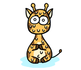 Giraffe me sticker #2137722