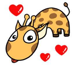 Giraffe me sticker #2137733