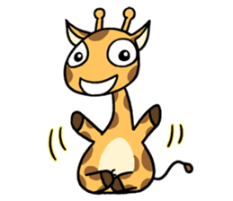 Giraffe me sticker #2137741
