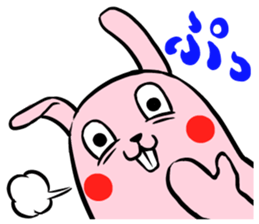Annoying Pink Rabbit sticker #2138188