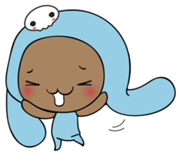 Browny-Blue sticker #2138304