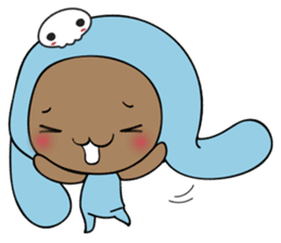 Browny-Blue sticker #2138304