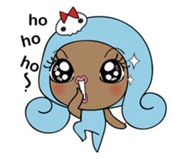 Browny-Blue sticker #2138310