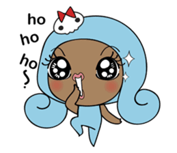 Browny-Blue sticker #2138310