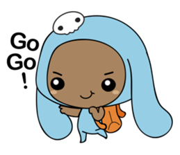 Browny-Blue sticker #2138311