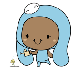 Browny-Blue sticker #2138312