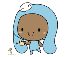 Browny-Blue sticker #2138312