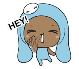 Browny-Blue sticker #2138313