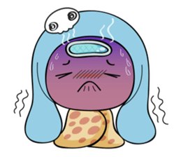 Browny-Blue sticker #2138315