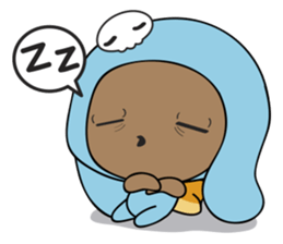 Browny-Blue sticker #2138317