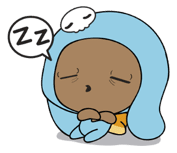 Browny-Blue sticker #2138317