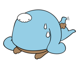 Browny-Blue sticker #2138318