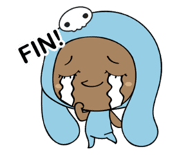 Browny-Blue sticker #2138321