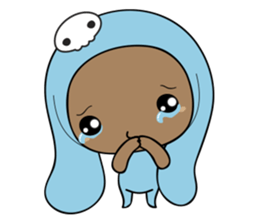 Browny-Blue sticker #2138322