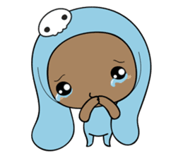 Browny-Blue sticker #2138322