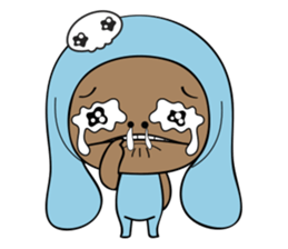 Browny-Blue sticker #2138323