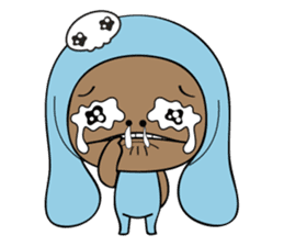 Browny-Blue sticker #2138323