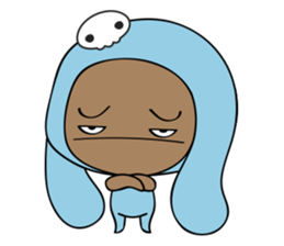 Browny-Blue sticker #2138324