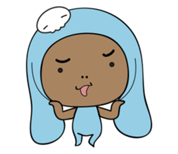 Browny-Blue sticker #2138328