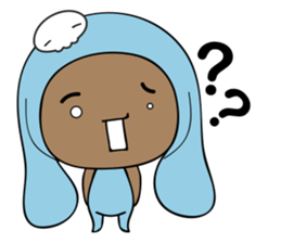 Browny-Blue sticker #2138335