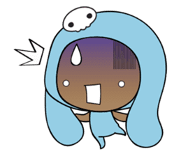 Browny-Blue sticker #2138338