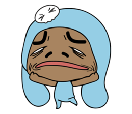 Browny-Blue sticker #2138342