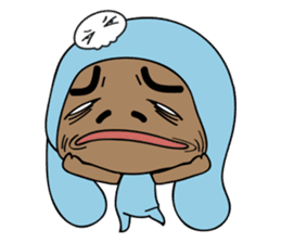 Browny-Blue sticker #2138342