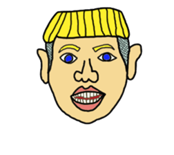 Blonde people sticker #2138590