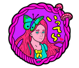 Chesally and Residents of Wonderland sticker #2138961