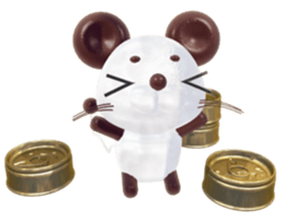 Paon of surprise animal sticker #2139030