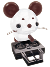 Paon of surprise animal sticker #2139038