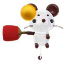 Paon of surprise animal sticker #2139039