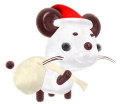 Paon of surprise animal sticker #2139043