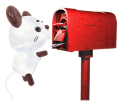 Paon of surprise animal sticker #2139048