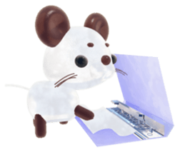 Paon of surprise animal sticker #2139053