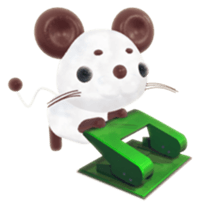 Paon of surprise animal sticker #2139057