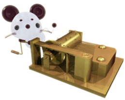 Paon of surprise animal sticker #2139061