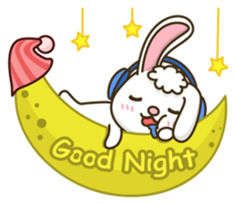 Music Rabbit sticker #2139712