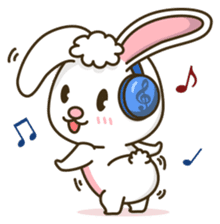 Music Rabbit sticker #2139718