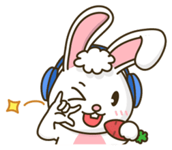 Music Rabbit sticker #2139723