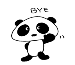 He is a panda. sticker #2140065