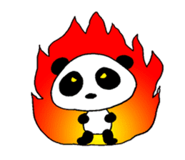 He is a panda. sticker #2140073