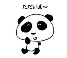 He is a panda. sticker #2140078