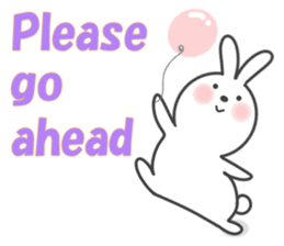 POP POP Rabbit ! (English) sticker #2140162