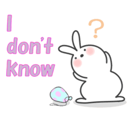 POP POP Rabbit ! (English) sticker #2140173